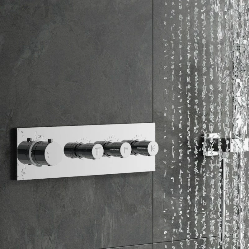 Kit De Douche Thermostatique 3 Fonctions Legancia Cascade 8 Kit De Douche Thermostatique 3 Fonctions Legancia Cascade – Image 6