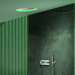 Kit Douche Encastrable Thermostatique Double-fonction LED Rond 16 Kit Douche Encastrable Thermostatique Double-fonction LED Rond -Produits De Salle De Bain Soldes 2024 19506 kit douche led 3