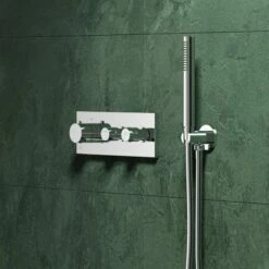 Kit Douche Encastrable Thermostatique Double-fonction LED Rond 18 Kit Douche Encastrable Thermostatique Double-fonction LED Rond -Produits De Salle De Bain Soldes 2024 19507 kit douche led