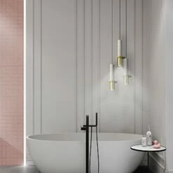 Suspension Terrazzo Blanche Granitor 16 Suspension Terrazzo Blanche Granitor -Produits De Salle De Bain Soldes 2024 19686 tube suspendu terrazzo blanc