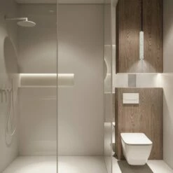 Suspension Terrazzo Blanche Tube 40 Cm -Produits De Salle De Bain Soldes 2024 19712 led terrazzo