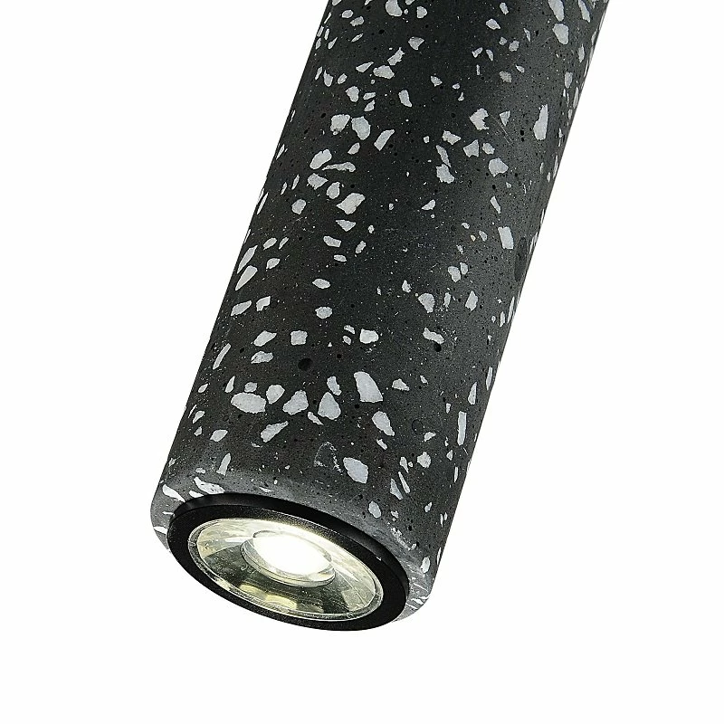Suspension Terrazzo Noire Tube 40 Cm 8 Suspension Terrazzo Noire Tube 40 Cm – Image 6
