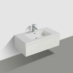 Meuble Salle De Bain Suspendu Sheda 90 Cm -Produits De Salle De Bain Soldes 2024 20785 meuble salle de bain sheda