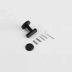 Patère Noire Mate 7 Patère Noire Mate -Produits De Salle De Bain Soldes 2024 21050 crochet mat noir