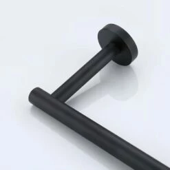 Petit Porte-serviettes Noir Mat -Produits De Salle De Bain Soldes 2024 21074 petit porte serviette noir