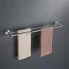 Double Porte-serviettes Chrome -Produits De Salle De Bain Soldes 2024 21108 double barre chrome poli