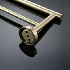 Double Porte Serviette Or Brossé -Produits De Salle De Bain Soldes 2024 21179 double barre serviette or