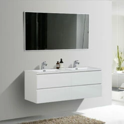 Meuble Salle De Bain Double Vasque Alicia 140 Cm Blanc Mat 11 Meuble Salle De Bain Double Vasque Alicia 140 Cm Blanc Mat -Produits De Salle De Bain Soldes 2024 21239 alicia140 blancb meuble double vasque blanc brillant2