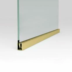 Grand Profilé Mural Paroi 300 Cm Verre 8 Mm -Produits De Salle De Bain Soldes 2024 21880 profile mural or