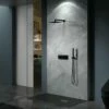 Kit Douche Encastrable Thermostatique Noir Double-fonction EREO Mural 2 Kit Douche Encastrable Thermostatique Noir Double-fonction EREO Mural -Produits De Salle De Bain Soldes 2024 21938 kit encastrable noir mat