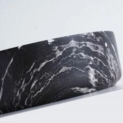 Vasque à Poser Effet Marbre Noir Mat Atena 36 Cm 14 Vasque à Poser Effet Marbre Noir Mat Atena 36 Cm -Produits De Salle De Bain Soldes 2024 22754 vasque a poser marbre