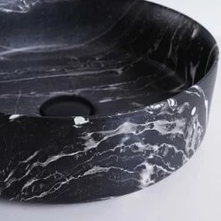 Vasque à Poser Effet Marbre Noir Mat Atena 36 Cm 13 Vasque à Poser Effet Marbre Noir Mat Atena 36 Cm -Produits De Salle De Bain Soldes 2024 22755 vasque ronde marbre