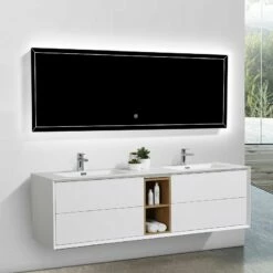Miroir LED 190 Cm Anti-buée -Produits De Salle De Bain Soldes 2024 22920 miroir led sublima