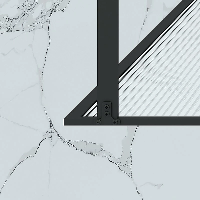 Paroi De Douche Ondulée Noire Luxblack 120 Cm 9 Paroi De Douche Ondulée Noire Luxblack 120 Cm – Image 7