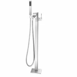 Mitigeur Au Sol Zeo Cascade -Produits De Salle De Bain Soldes 2024 23172 mitigeur sur pied cascade