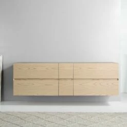 Meuble Bois Massif Woodland 170 Cm -Produits De Salle De Bain Soldes 2024 23182 meuble bois massif double vasque