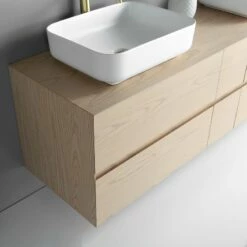 Meuble Bois Massif Woodland 170 Cm -Produits De Salle De Bain Soldes 2024 23183 meuble woodland 170