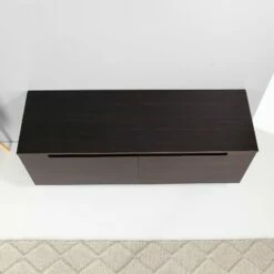 Meuble En Chêne Teinté Ébène 160 Cm -Produits De Salle De Bain Soldes 2024 23191 meuble bois massif