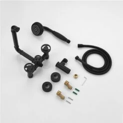 Mitigeur Bain Douche Industria Noir Mat 24 Mitigeur Bain Douche Industria Noir Mat -Produits De Salle De Bain Soldes 2024 23677 kit baignoire noir mat