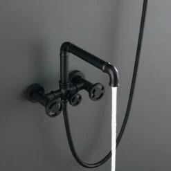 Mitigeur Bain Douche Industria Noir Mat 17 Mitigeur Bain Douche Industria Noir Mat -Produits De Salle De Bain Soldes 2024 23682 melangeur noir