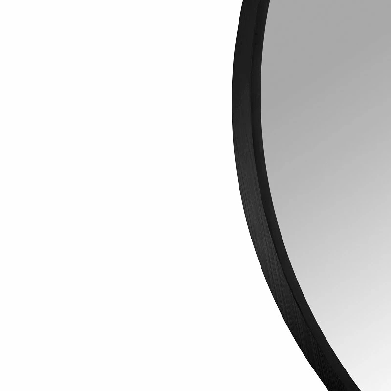 Miroir Rond Noir Mat Et Or Brossé 70 Cm 6 Miroir Rond Noir Mat Et Or Brossé 70 Cm – Image 4