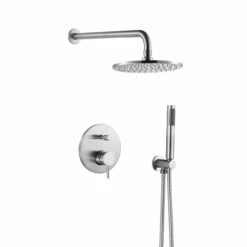 Kit De Douche Encastrable Inceza Chrome Brossé -Produits De Salle De Bain Soldes 2024 23742 kit douche encastrable inceza