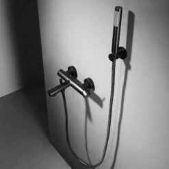 Mitigeur Bain Douche Fina Noir Mat