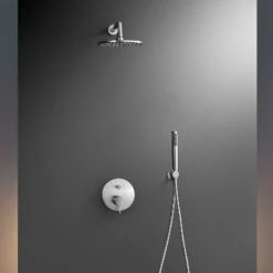 Kit De Douche Encastrable Inceza Chrome Brossé -Produits De Salle De Bain Soldes 2024 23907 kit inceza brosse