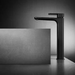 Robinet Mitigeur Surélevé Ereo Noir Mat