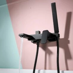 Mitigeur Bain Douche Ereo Noir Mat 10 Mitigeur Bain Douche Ereo Noir Mat -Produits De Salle De Bain Soldes 2024 23961 robinet baignoire ereo laiton