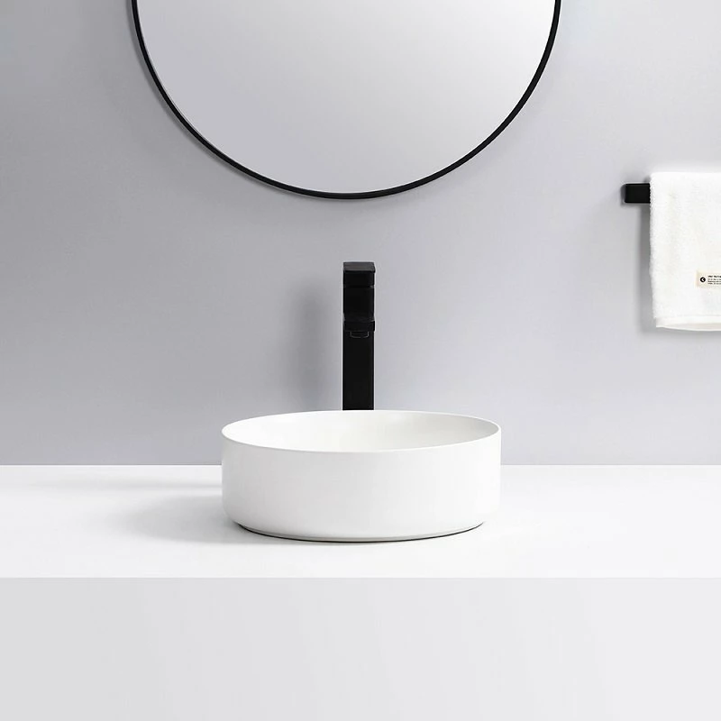 Vasque à Poser Blanche Mate Wit 36 Cm 4 Vasque à Poser Blanche Mate Wit 36 Cm – Image 2