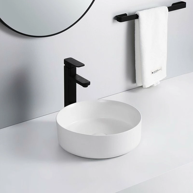 Vasque à Poser Blanche Mate Wit 36 Cm 3 Vasque à Poser Blanche Mate Wit 36 Cm