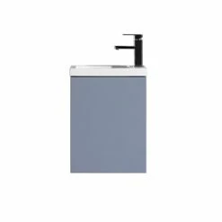 Meuble Lave Main Essential Gris Bleu 40 Cm X 22 Cm -Produits De Salle De Bain Soldes 2024 24032 lave main bleu