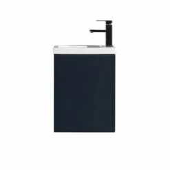 Meuble Lave Main Essential Anthracite 40 Cm X 22 Cm -Produits De Salle De Bain Soldes 2024 24049 meuble toilette anthracite