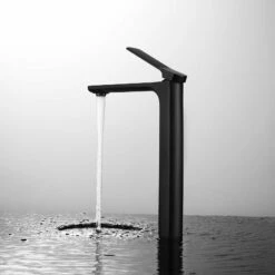 Robinet Mitigeur Surélevé Rectango Noir Mat 16 Robinet Mitigeur Surélevé Rectango Noir Mat -Produits De Salle De Bain Soldes 2024 24080 robinet rectango haut noir