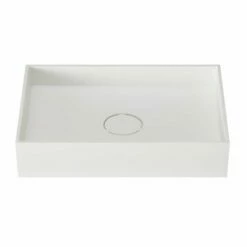 Vasque à Poser Solidea 50 Cm Solid Surface -Produits De Salle De Bain Soldes 2024 24132 solidea blanc