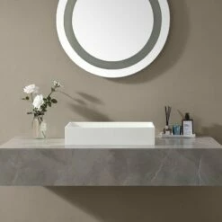 Vasque à Poser Solidea 50 Cm Solid Surface -Produits De Salle De Bain Soldes 2024 24133 vasque a poser solidea