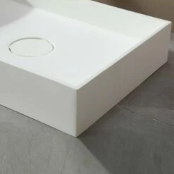 Vasque à Poser Solidea 50 Cm Solid Surface -Produits De Salle De Bain Soldes 2024 24135 vasque blanche solidea