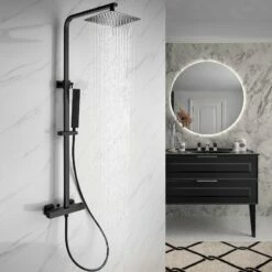 Colonne De Douche Thermostatique Kala Black