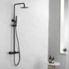 Colonne De Douche Thermostatique Gina Black 2 Colonne De Douche Thermostatique Gina Black -Produits De Salle De Bain Soldes 2024 24198 colonne noir mat gina