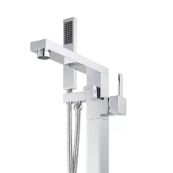 Mitigeur Au Sol Quadra -Produits De Salle De Bain Soldes 2024 24674 robinet baignoire ilot carre