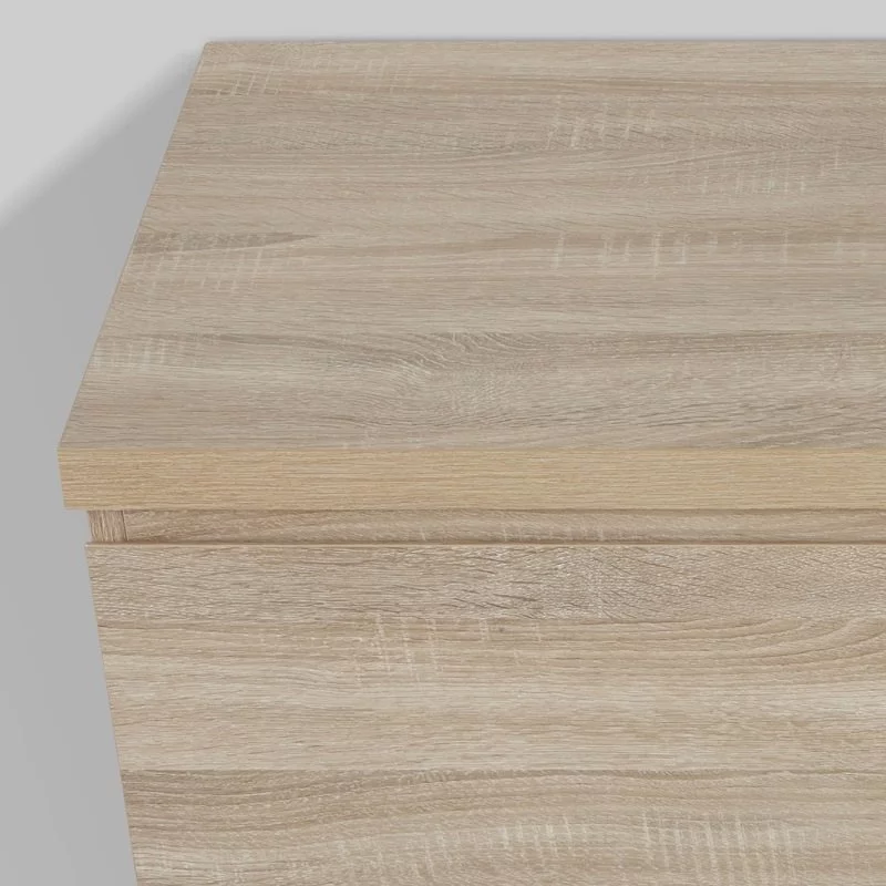 Meuble Avec Plan Pour Vasque Alicia Bois Chêne 90 Cm 11 Meuble Avec Plan Pour Vasque Alicia Bois Chêne 90 Cm – Image 9