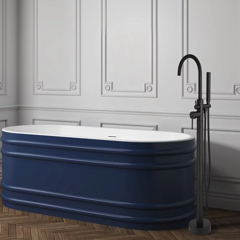 Mitigeur Au Sol Fina Noir Mat 9 Mitigeur Au Sol Fina Noir Mat â Image 7