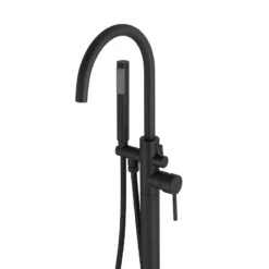 Mitigeur Au Sol Fina Noir Mat 12 Mitigeur Au Sol Fina Noir Mat -Produits De Salle De Bain Soldes 2024 24885 robinet baignoire noir mat