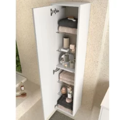 Colonne De Rangement Optimus 15 Colonne De Rangement Optimus -Produits De Salle De Bain Soldes 2024 24972 rangement optimus blanc mat