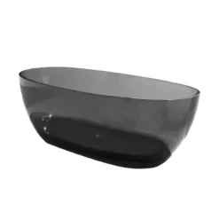 Baignoire Transparente Noire 165 Cm Fumé -Produits De Salle De Bain Soldes 2024 25062 baignoire ilot resine