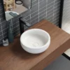 Vasque à Poser Blanche Mate Cerclo 36 Cm