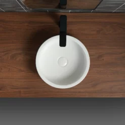 Vasque à Poser Blanche Mate Cerclo 36 Cm -Produits De Salle De Bain Soldes 2024 25126 vasque ronde 36cm