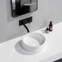 Vasque à Poser Blanche Mate Neptune 36 Cm 9 Vasque à Poser Blanche Mate Neptune 36 Cm -Produits De Salle De Bain Soldes 2024 25148 vasque ronde blanche mat