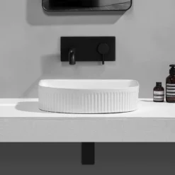 Vasque à Poser Blanche Mate Ondulaé 42 Cm 12 Vasque à Poser Blanche Mate Ondulaé 42 Cm -Produits De Salle De Bain Soldes 2024 25150 vasque ondule blanc